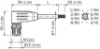 Picture of Andurikaabel PUR + pesa 90°, A-coded, (3m + M12 8-pin), SICK